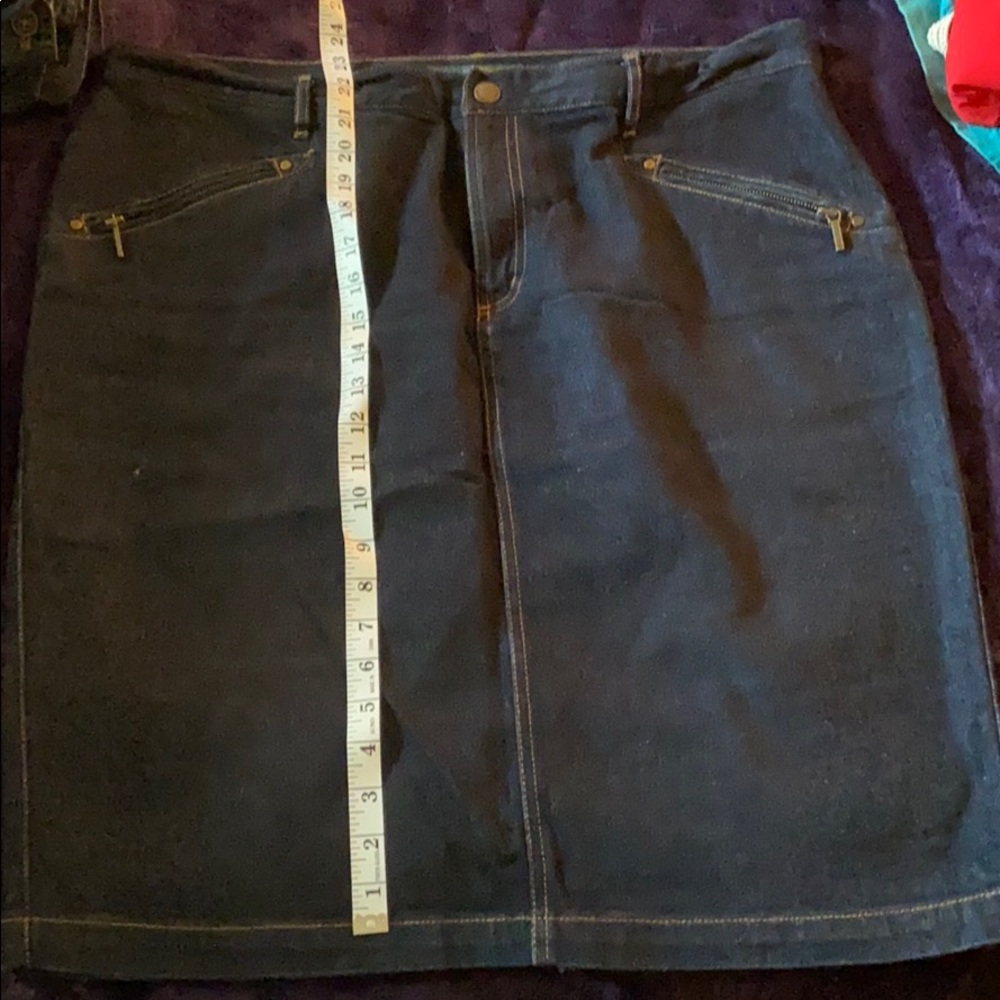 Ralph Lauren size 16 jean skirts 2 items